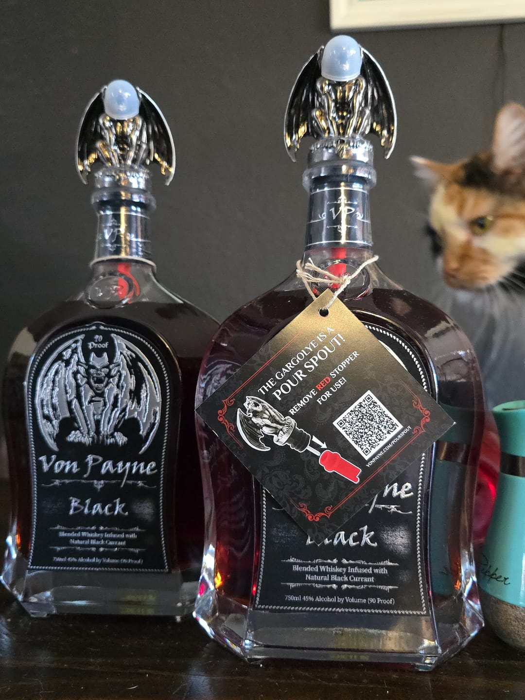 Customer photo review of Von Payne Black Blended Whiskey