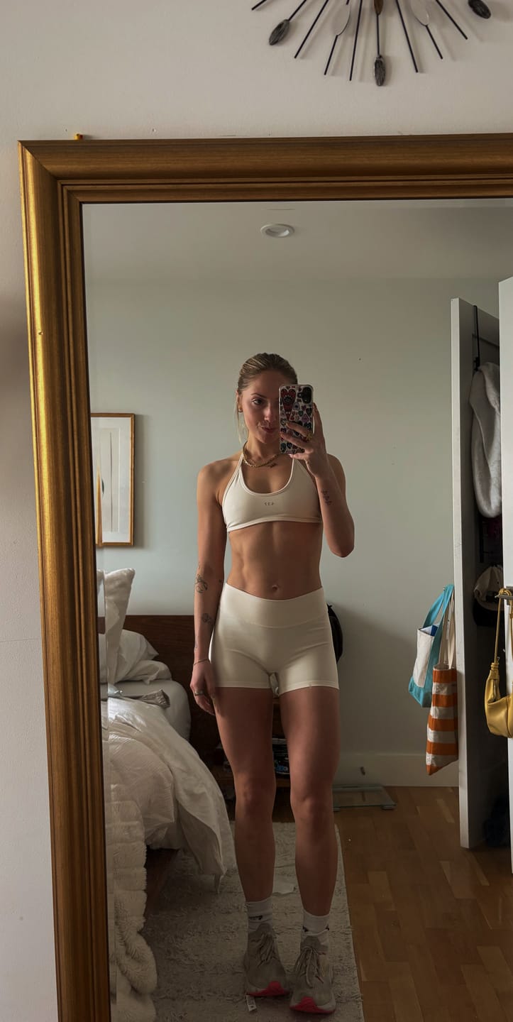 Customer photo review of The Micro Short / Cream