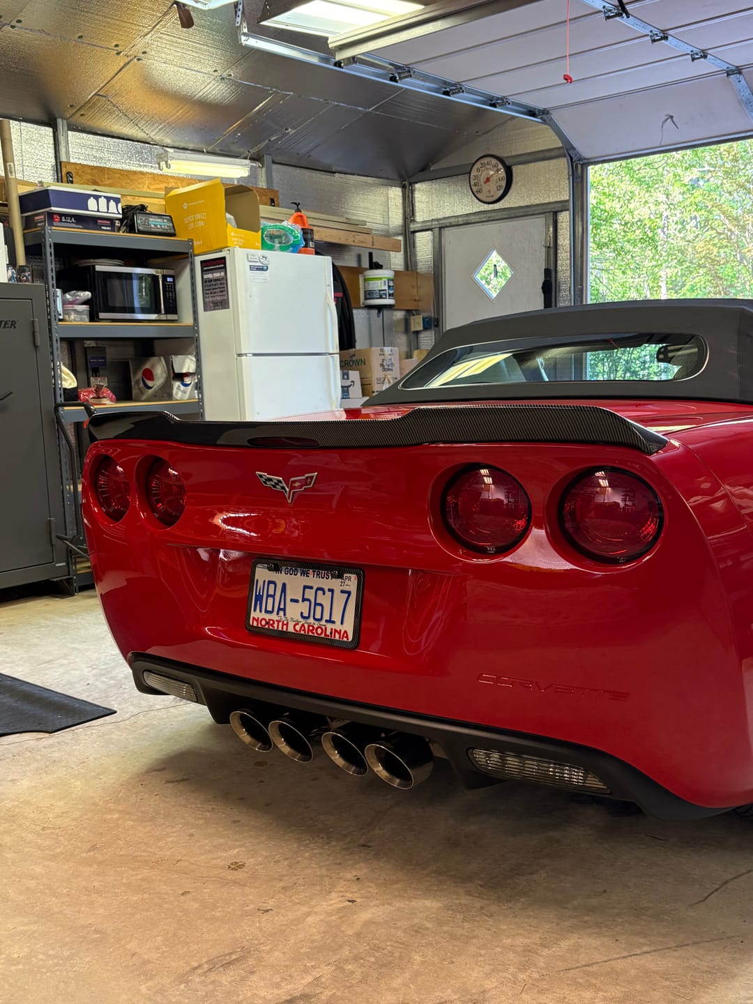 Customer photo review of Corvette C6 ZR1 Extended Rear Trunk Spoiler