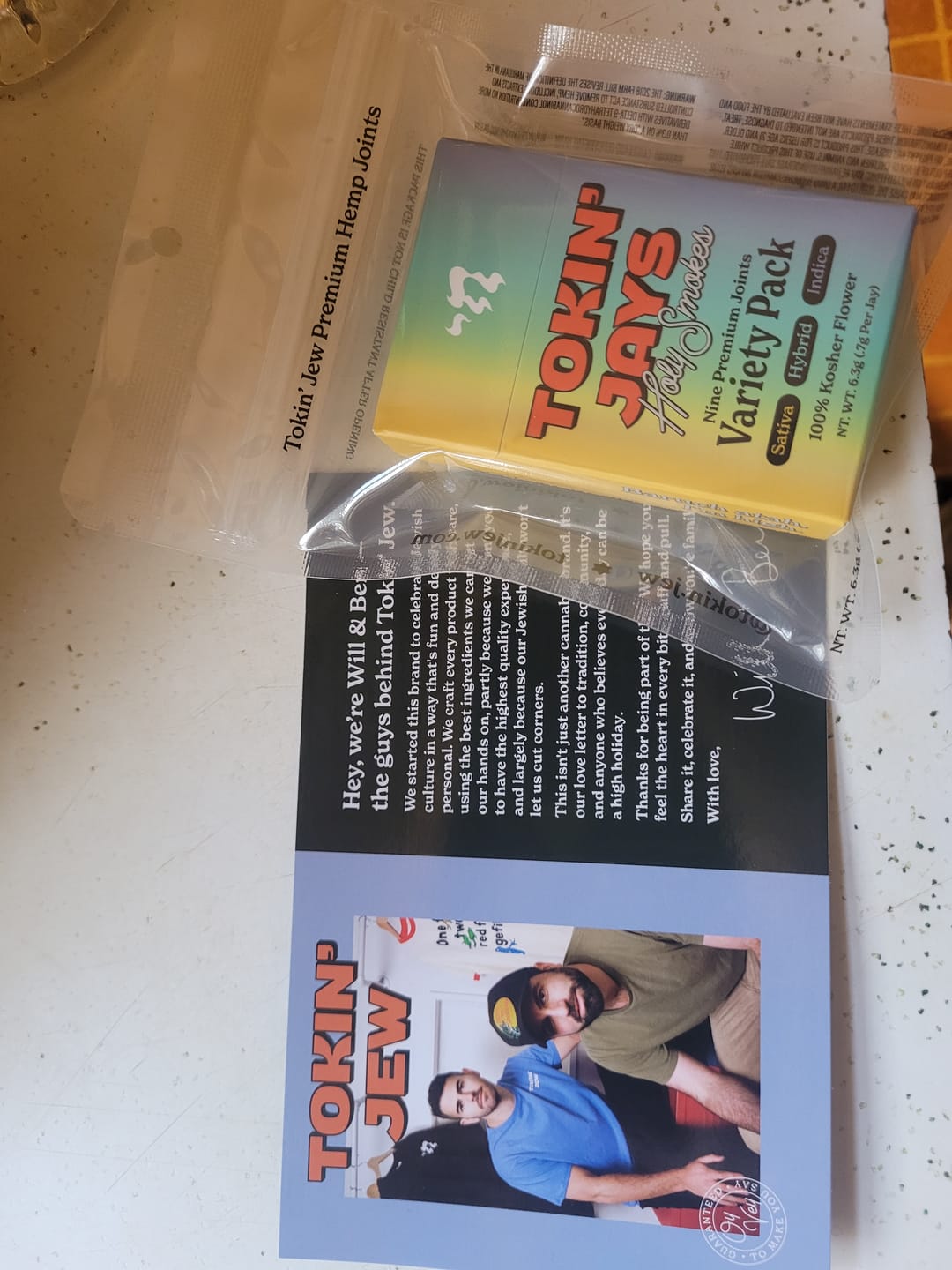 Customer photo review of Tokin' Jays Variety Pack