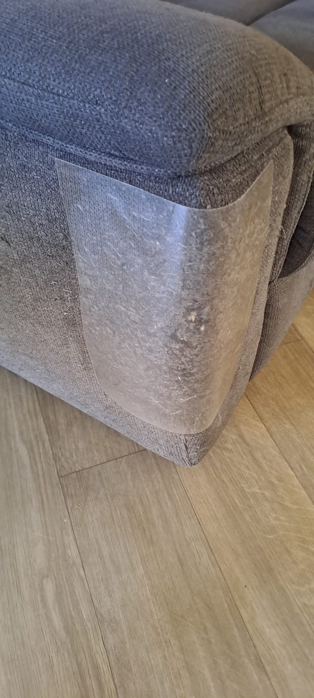 Customer photo review of Furniture Scratch Protector 18x12"(45x30cm)