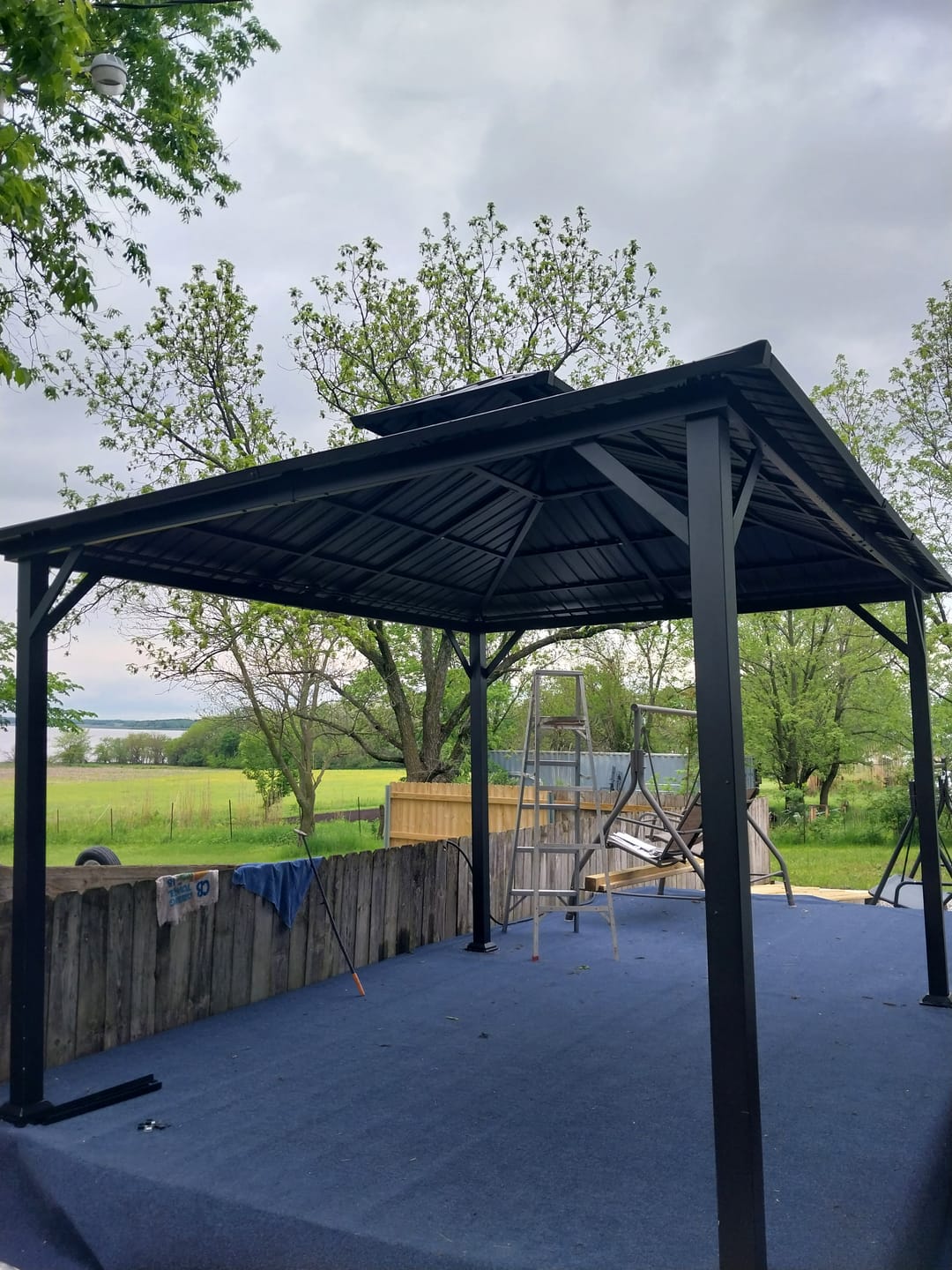 Customer photo review of Replacement Parts - 10' x 12' Duncan Hardtop Gazebo
