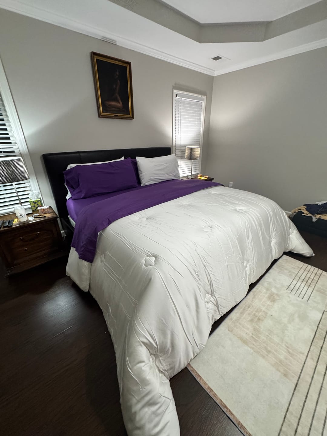 Customer photo review of The FLORÉ Over-Sized Eucalyptus Summer Comforter Set
