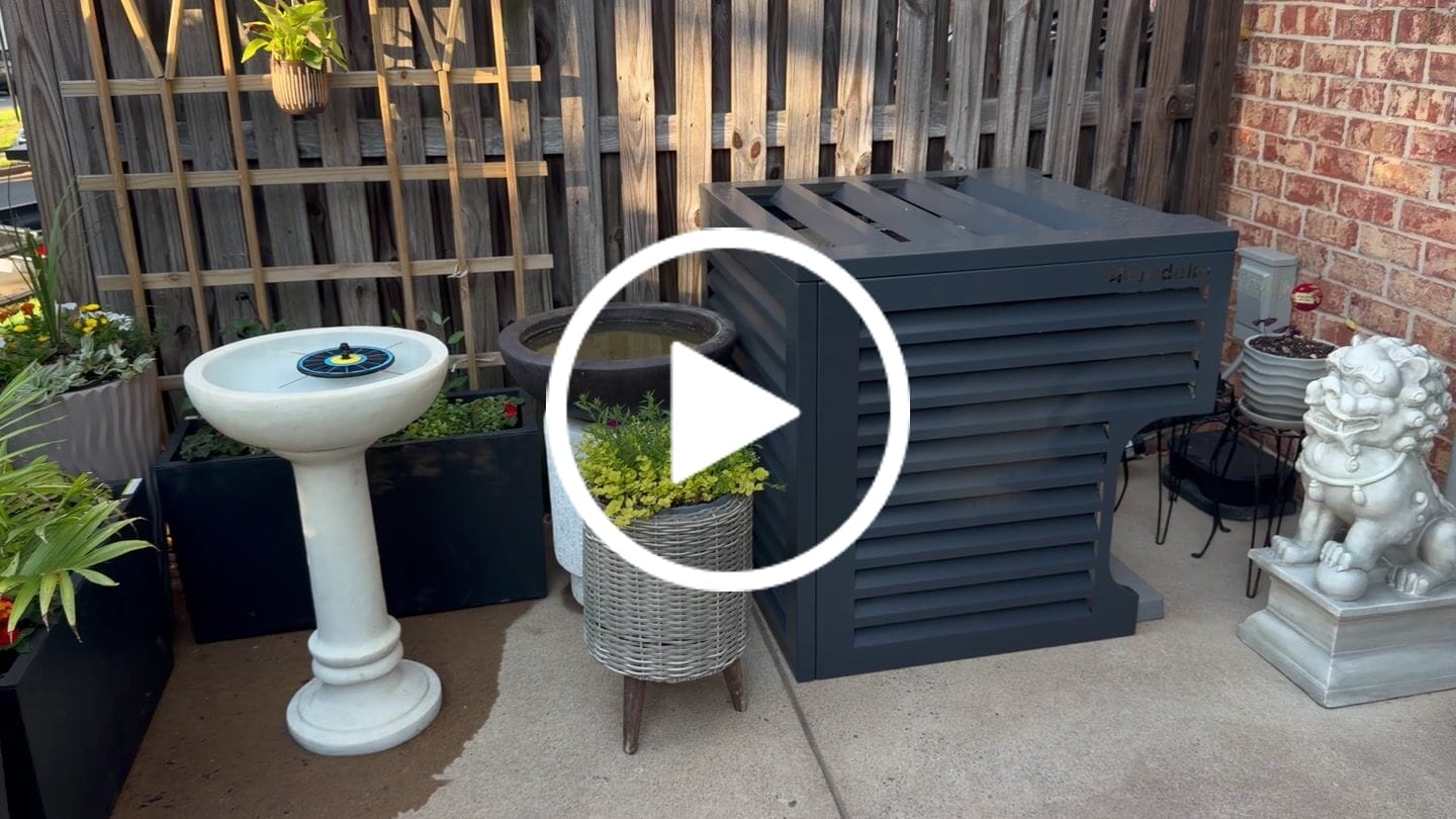 Customer video review of Central AC Cover - Black