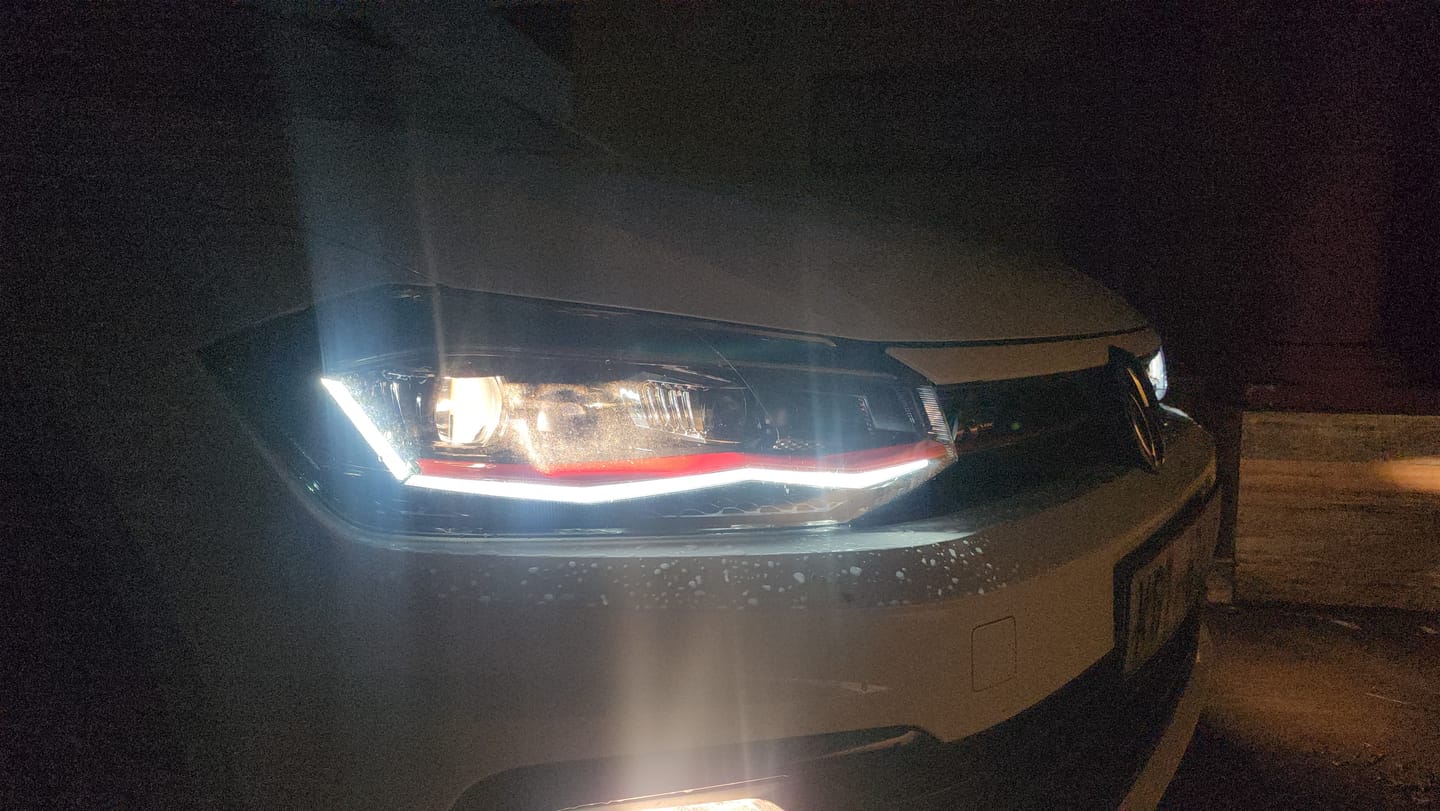 Customer photo review of Vw Polo 8 AW GTI Style Projector Headlight