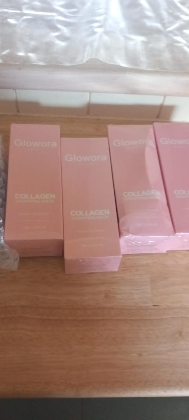Customer photo review of Bio-Collageen Masker + Kwast