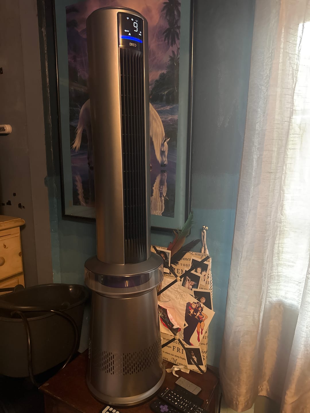 Customer photo review of Air Purifier Tower Fan 710S