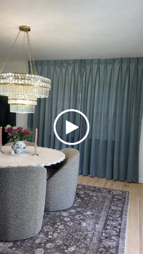 Customer video review of Classic Velvet Custom Curtain