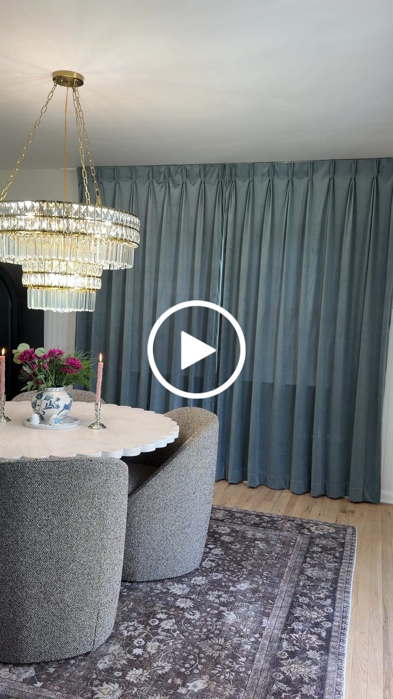 Customer video review of Classic Velvet Custom Curtain