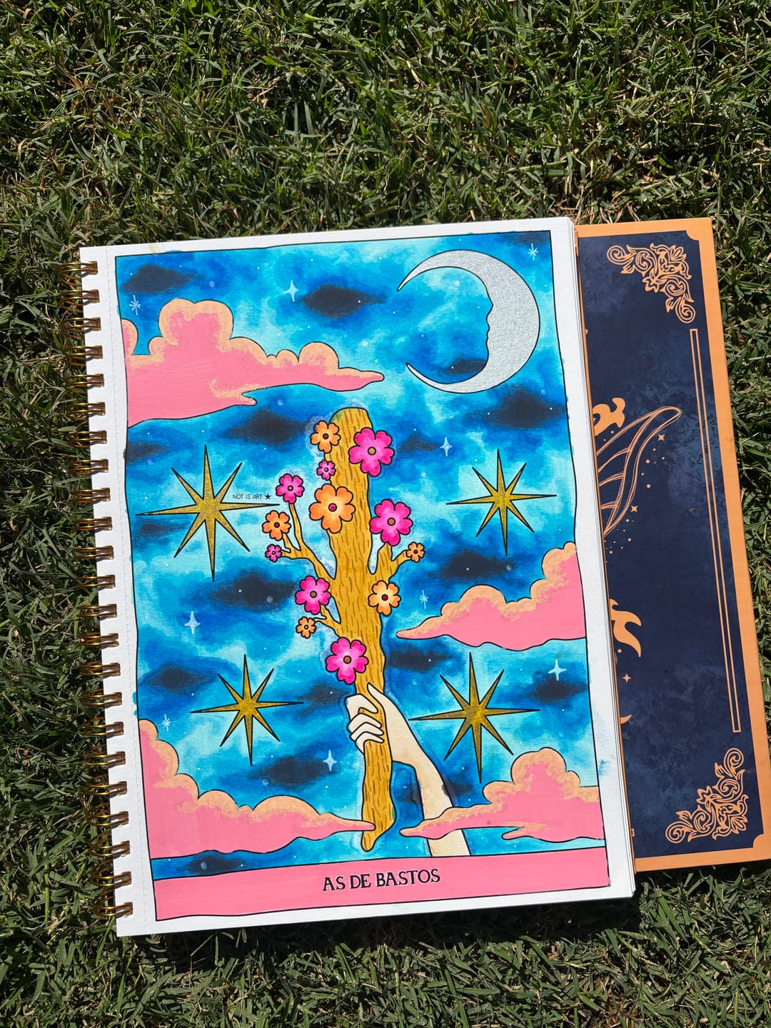 Customer photo review of TAROT PARA COLOREAR: Tomo II - Arcanos menores