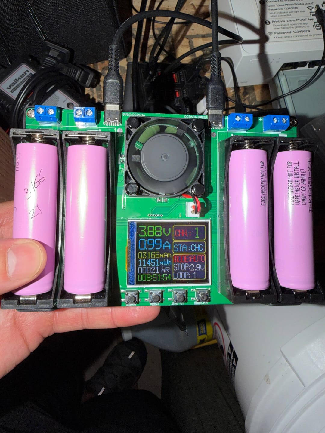 Customer photo review of Samsung 35E 18650 3500mAh 8A Battery