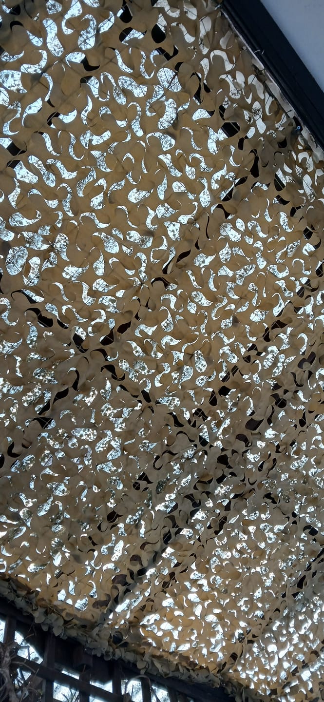 Customer photo review of Tarnnetz Beige