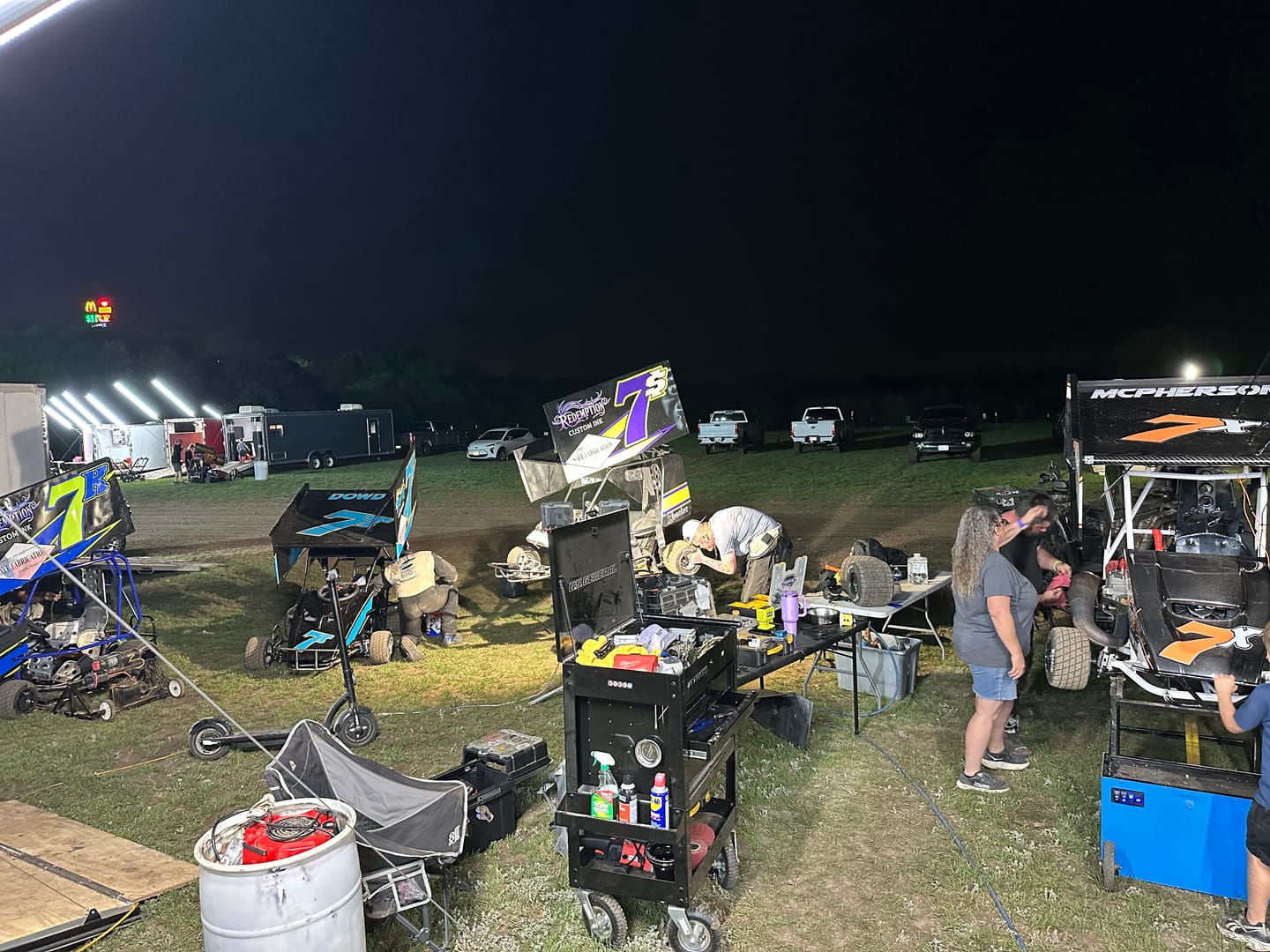 Customer photo review of Racing Pit Light Kit - 20,000 Lumens