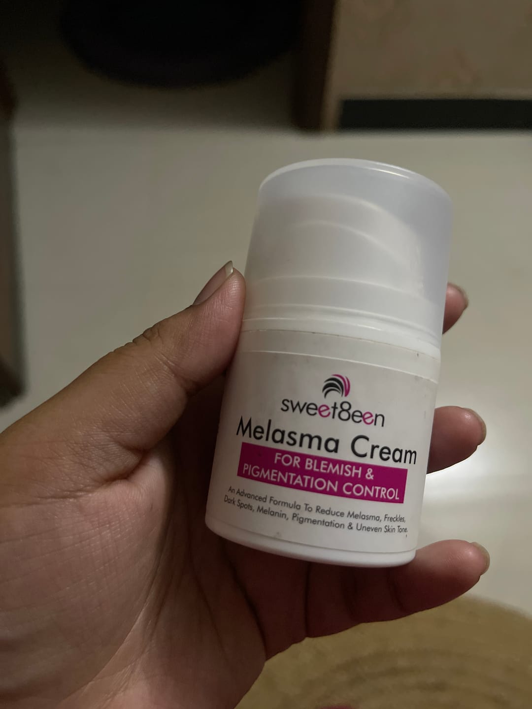 Customer photo review of Melasma Cream Saver - Pack of 2