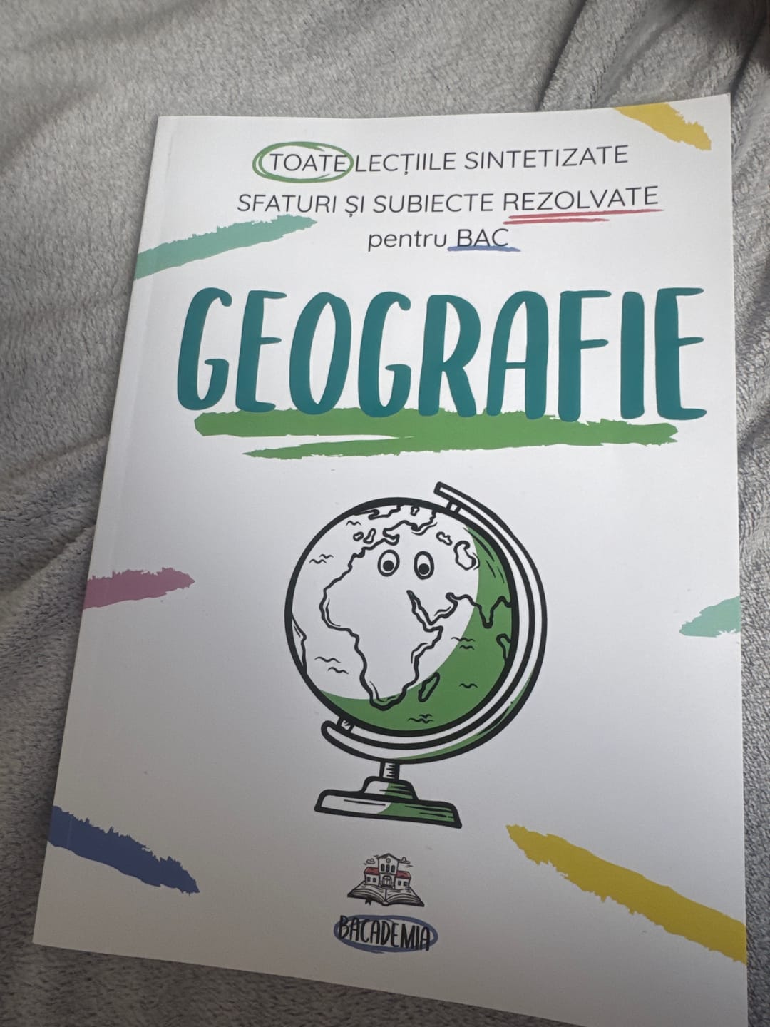 Customer photo review of Carte Geografie Bacalaureat Bacademia