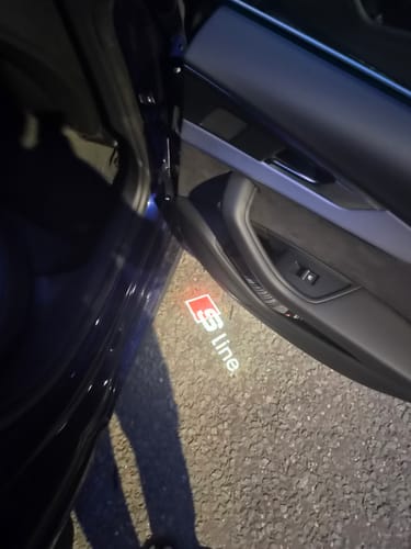 Customer photo review of AUDI DOOR LIGHTS