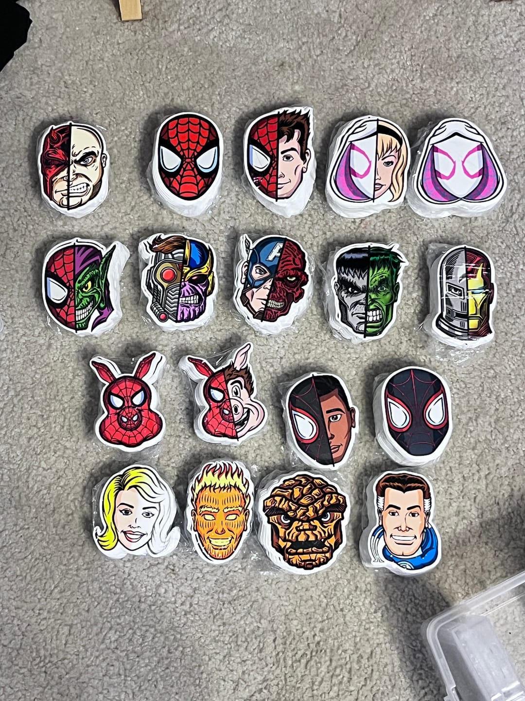 Customer photo review of Standard White Vinyl Stickers - Any Shape