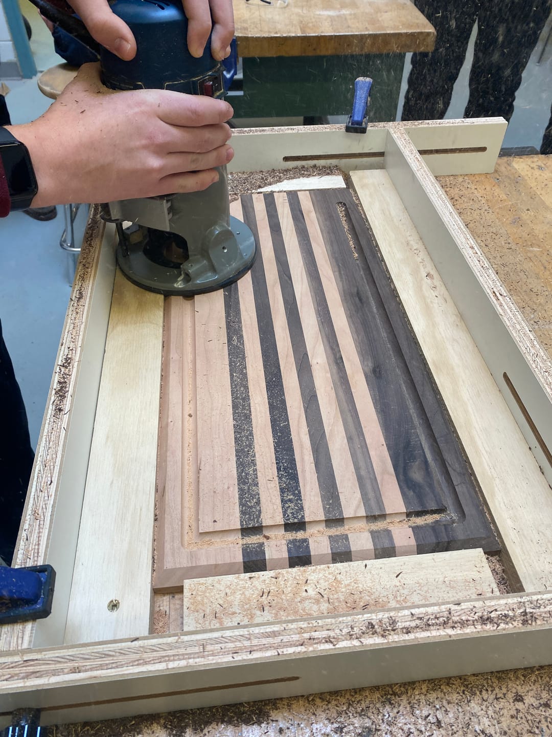 Customer photo review of Juice Groove Router Jig