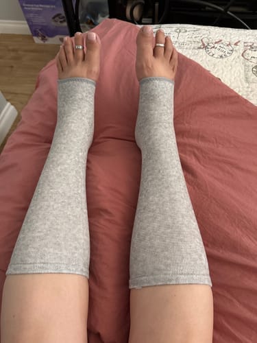 Customer photo review of StepCare Bamboo Foot Sleeve