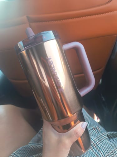 Customer photo review of Stanley Quencher ProTour Flip Straw Tumbler  Polished Rose Gold | 1.18L