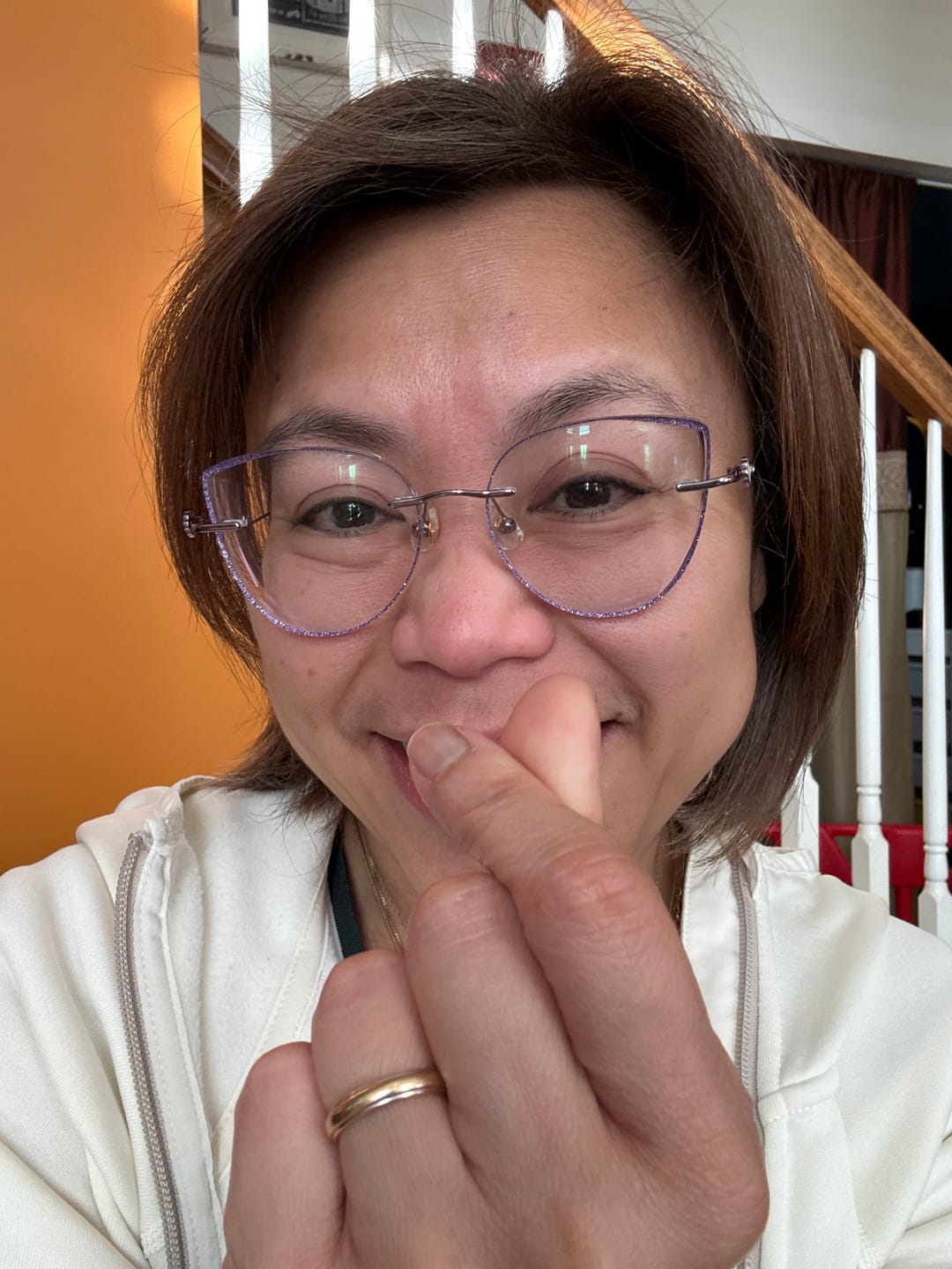 Customer photo review of Nina Eyeglasses