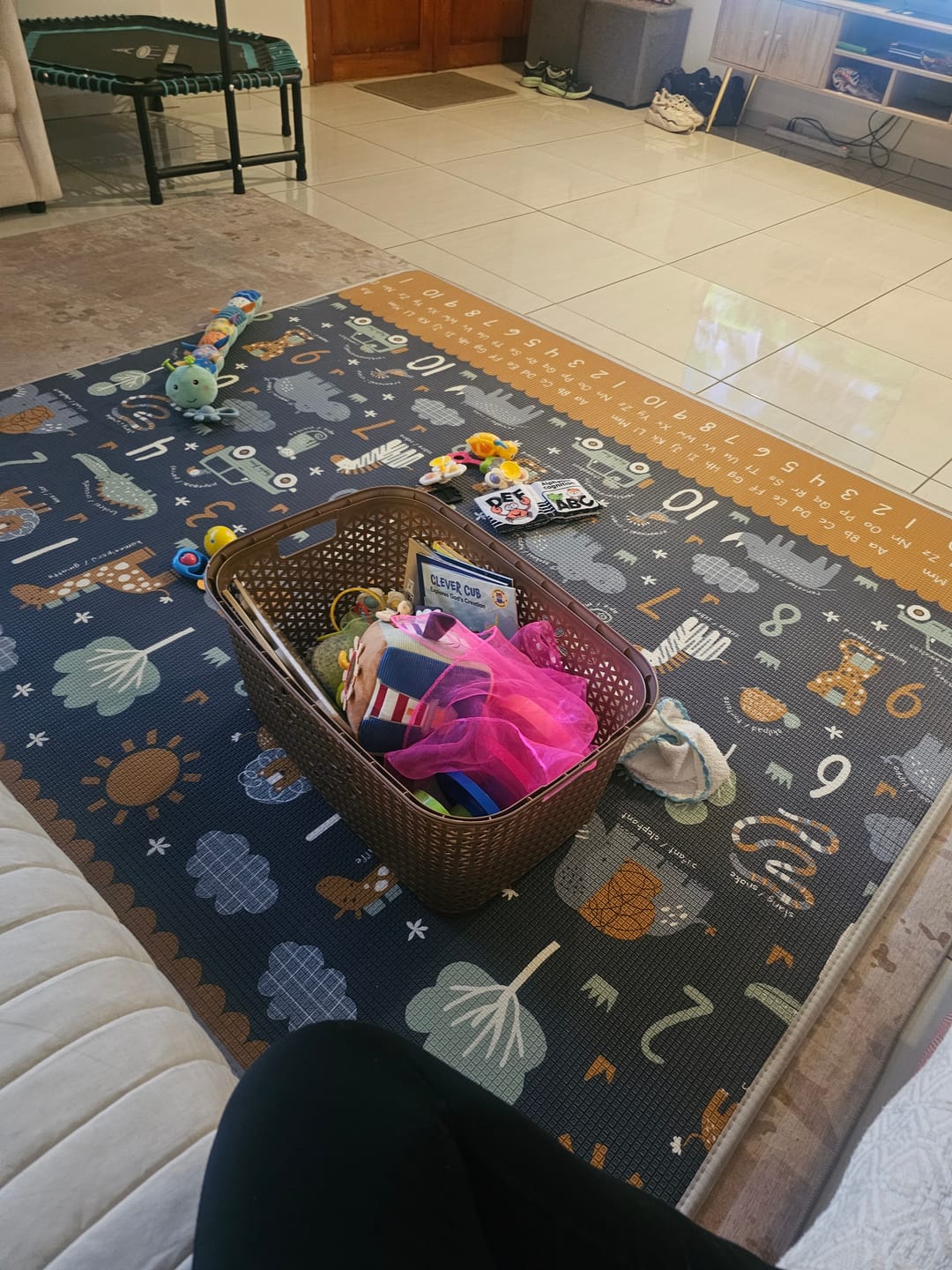 Customer photo review of Safari Numbers & South African Road Map Play Mat