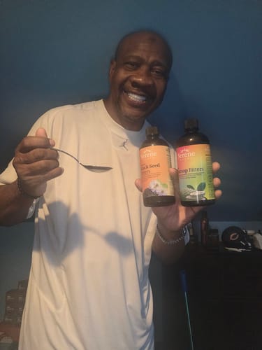 Customer photo review of Soursop Bitters & Black Seed Bitters Bundle