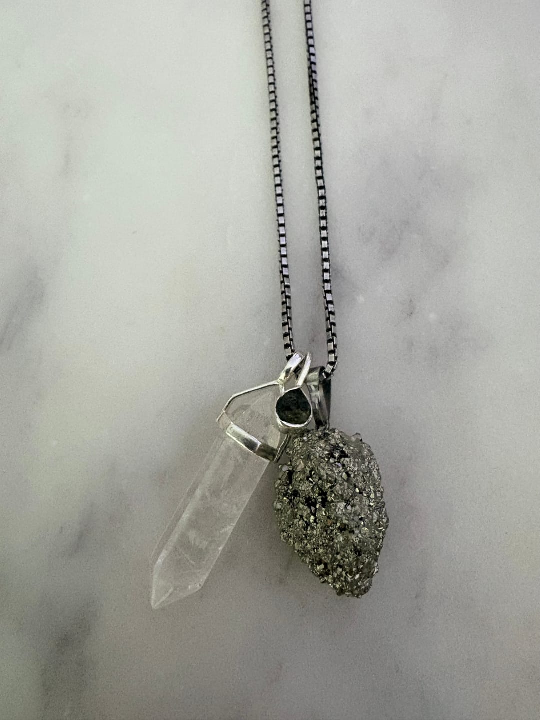 Customer photo review of Moldavite - Mini necklace pendant