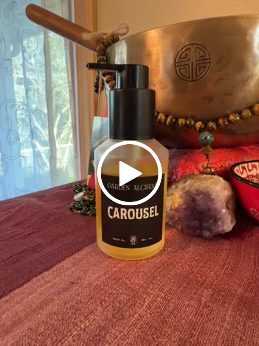 Customer video review of CAROUSEL BODY OIL