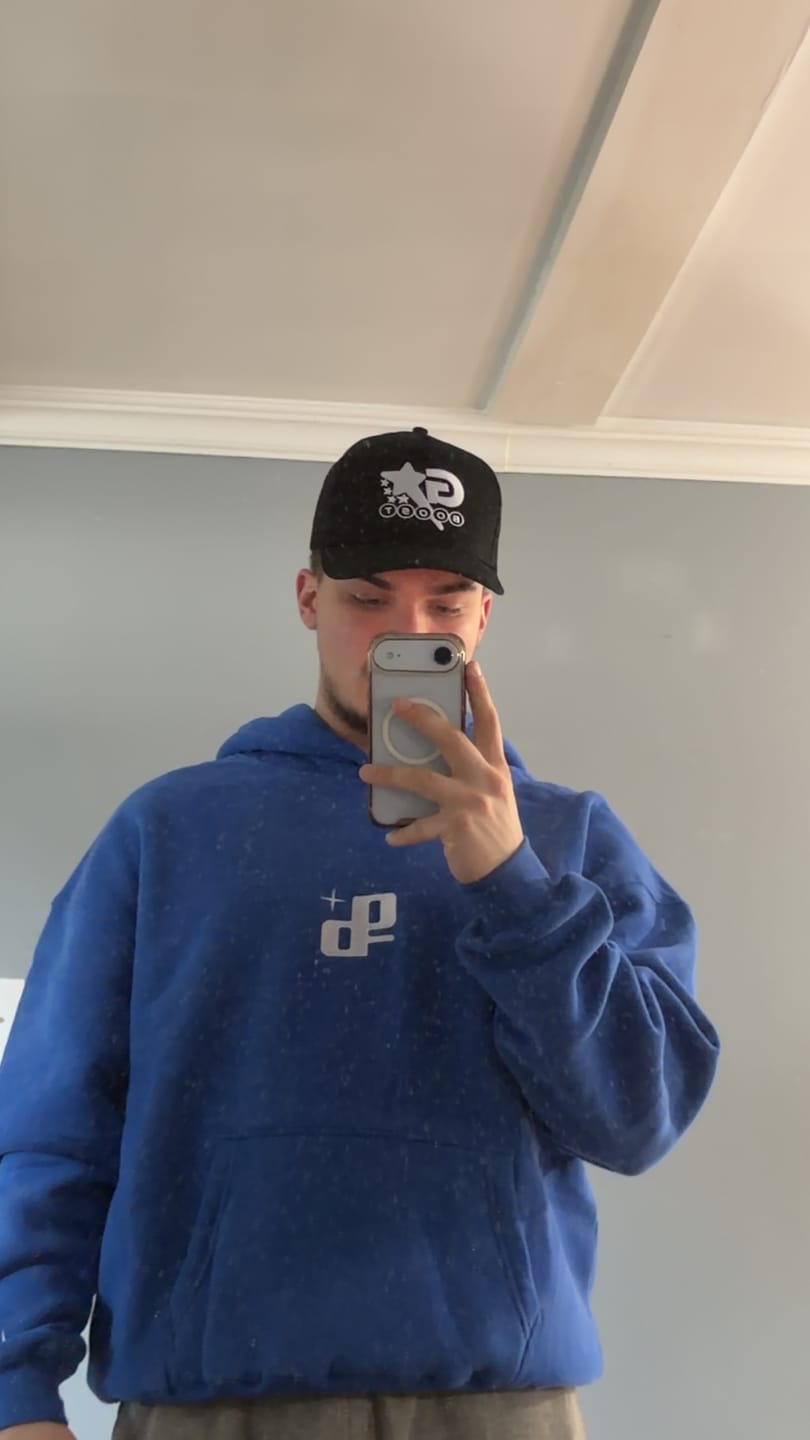 Customer photo review of Summit Hoodie - Royal Blue