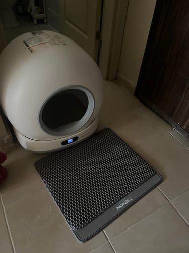 Customer photo review of Otomatik Kedi Tuvaleti 72L, Otomatik  Mama Kabı, Kedi Su Pınarı (Şeffaf) ve Filtre | 4'lü Set