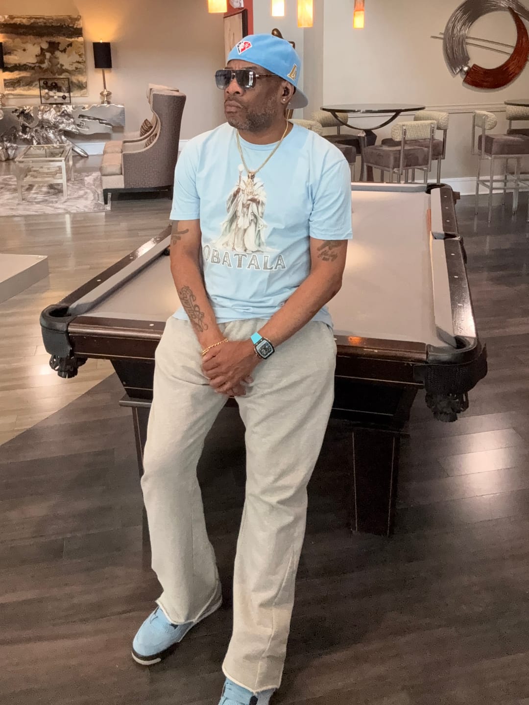Customer photo review of Obatala African God Softstyle Tee