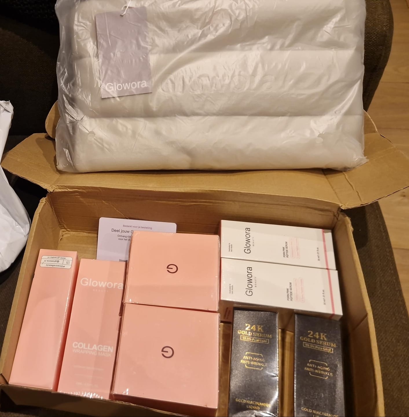 Customer photo review of Bio-Collageen Masker + Kwast