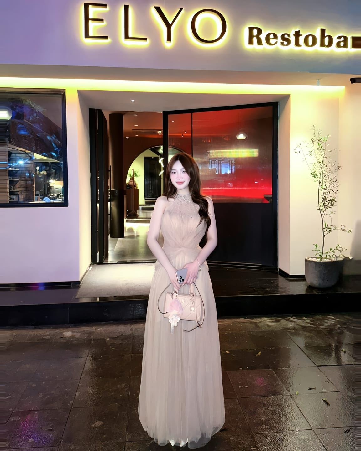Customer photo review of LUXUEUSE Long Length Dress