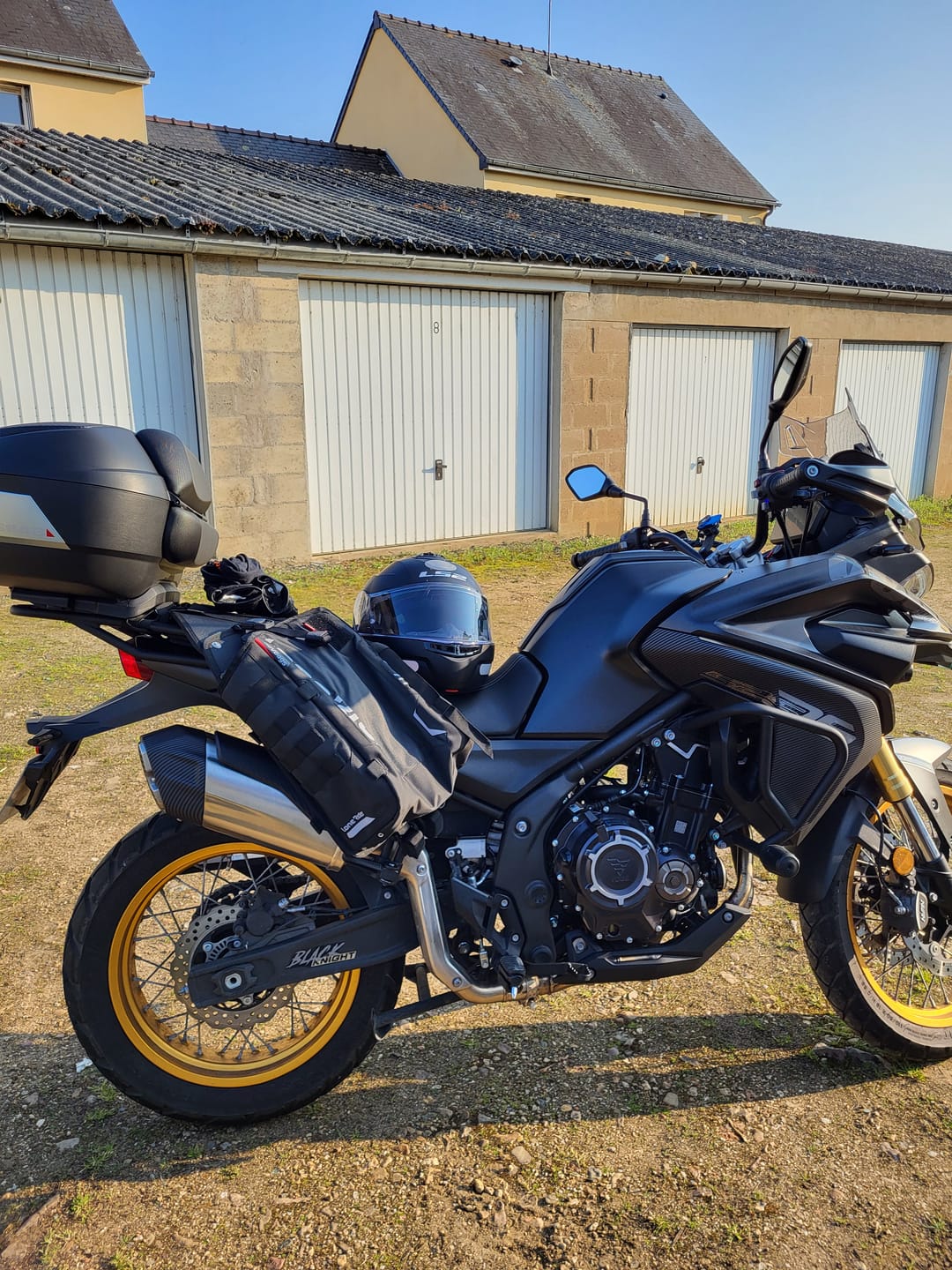 Customer photo review of ADVBags 70 – Rackless Saddle Bags