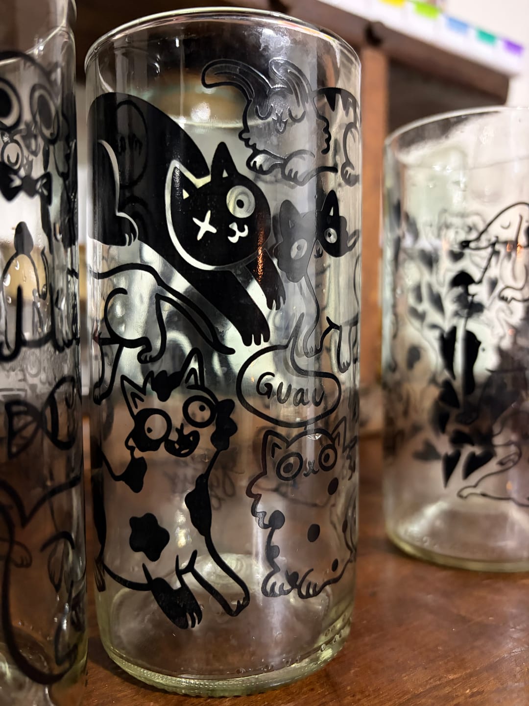 Customer photo review of Miau Glass - Juego de 6 Vasos - 500 ml