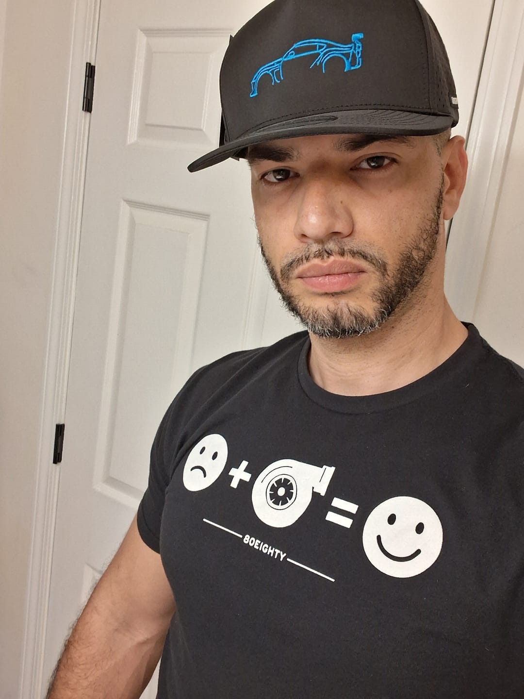 Customer photo review of 80Eighty® HappyTurbo Shirt