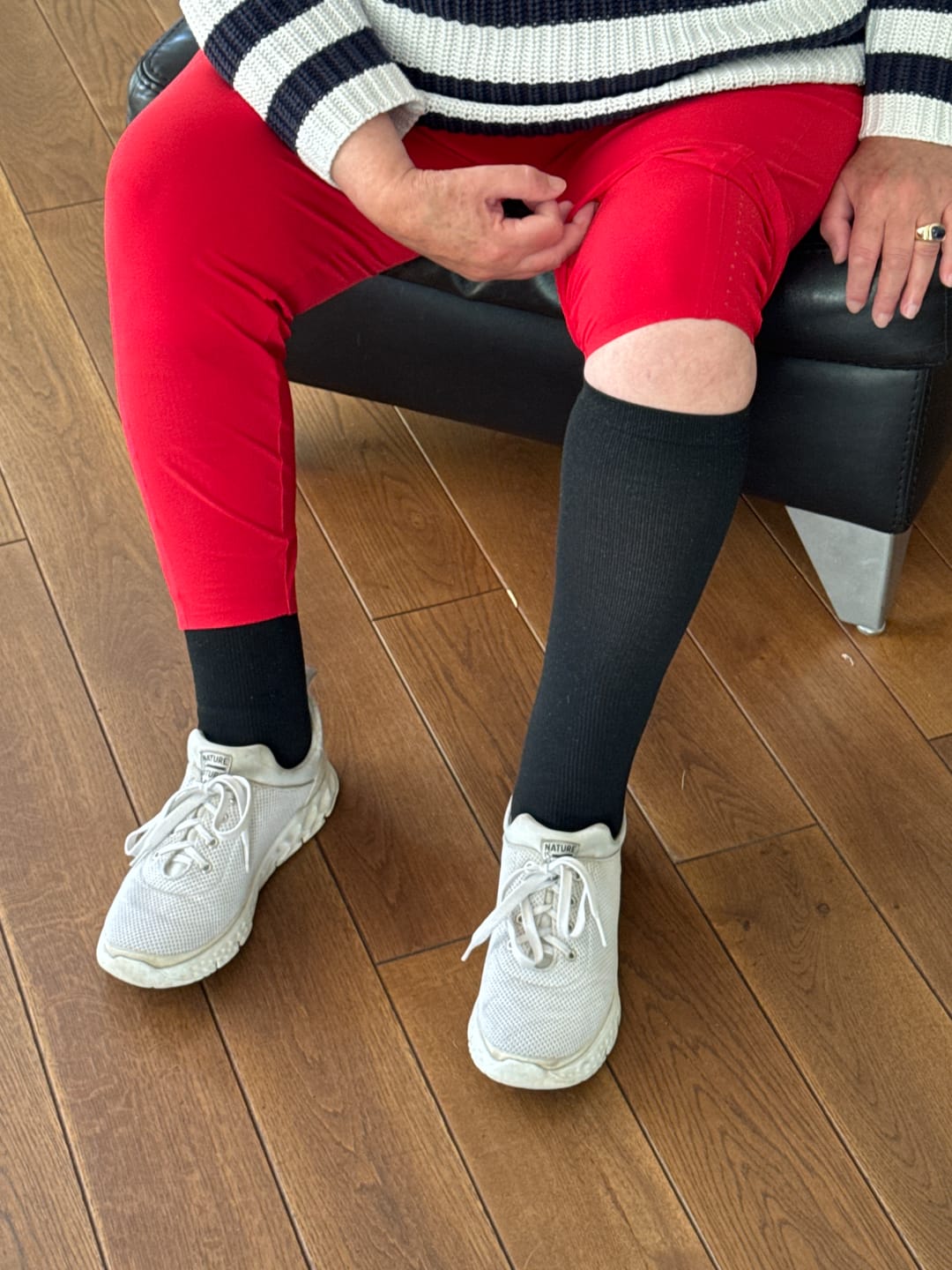 Customer photo review of Medizinische Kompressionsstrümpfe gegen Krampfadern