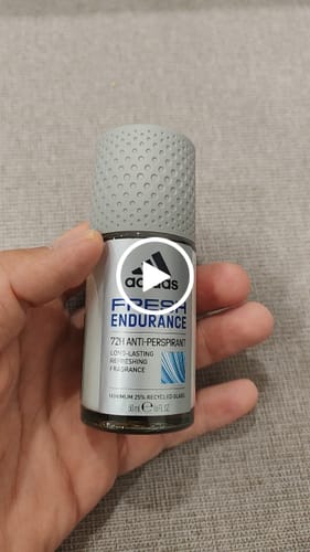 Customer video review of Adidas Fresh Endurance Roll-On Deodorant for Men 50ml