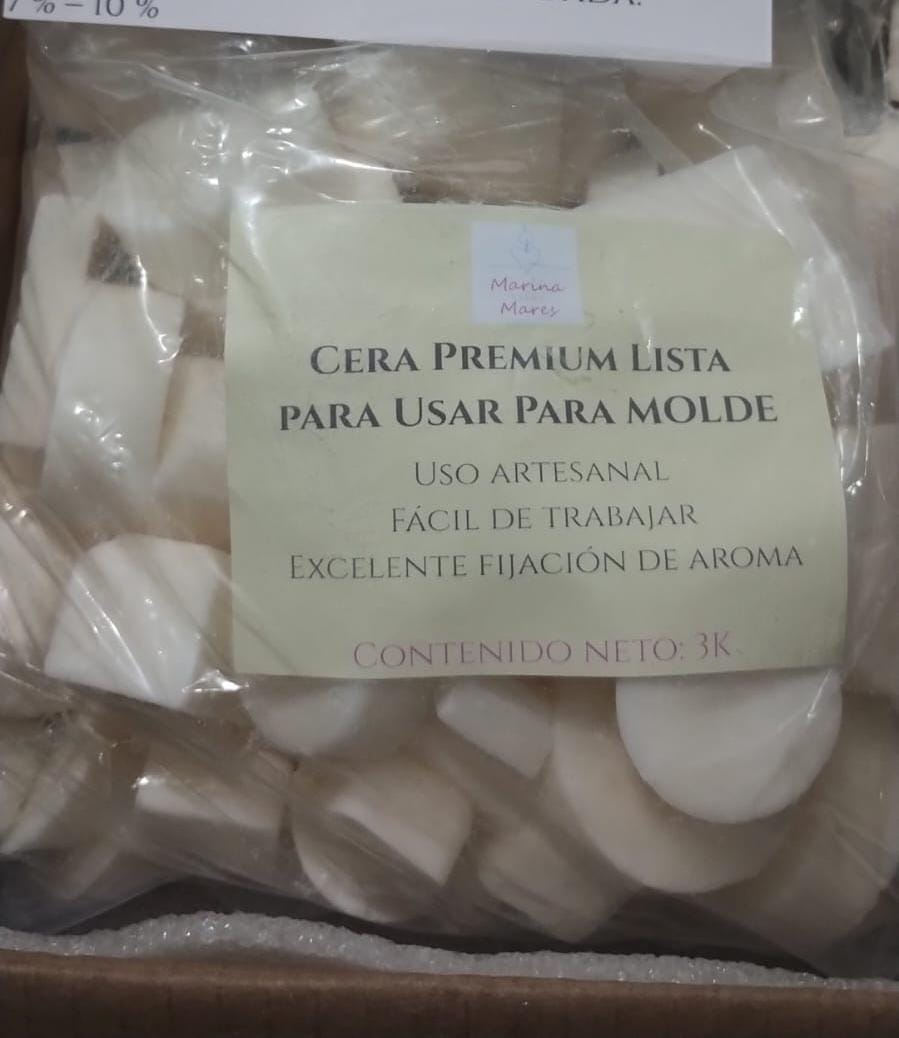 Customer photo review of ✨ Cera Premium Lista para MOLDE – Ideal para Velas de molde ,Waxmelts y figuras decorativas