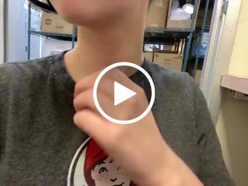 Customer video review of Laced Necklace