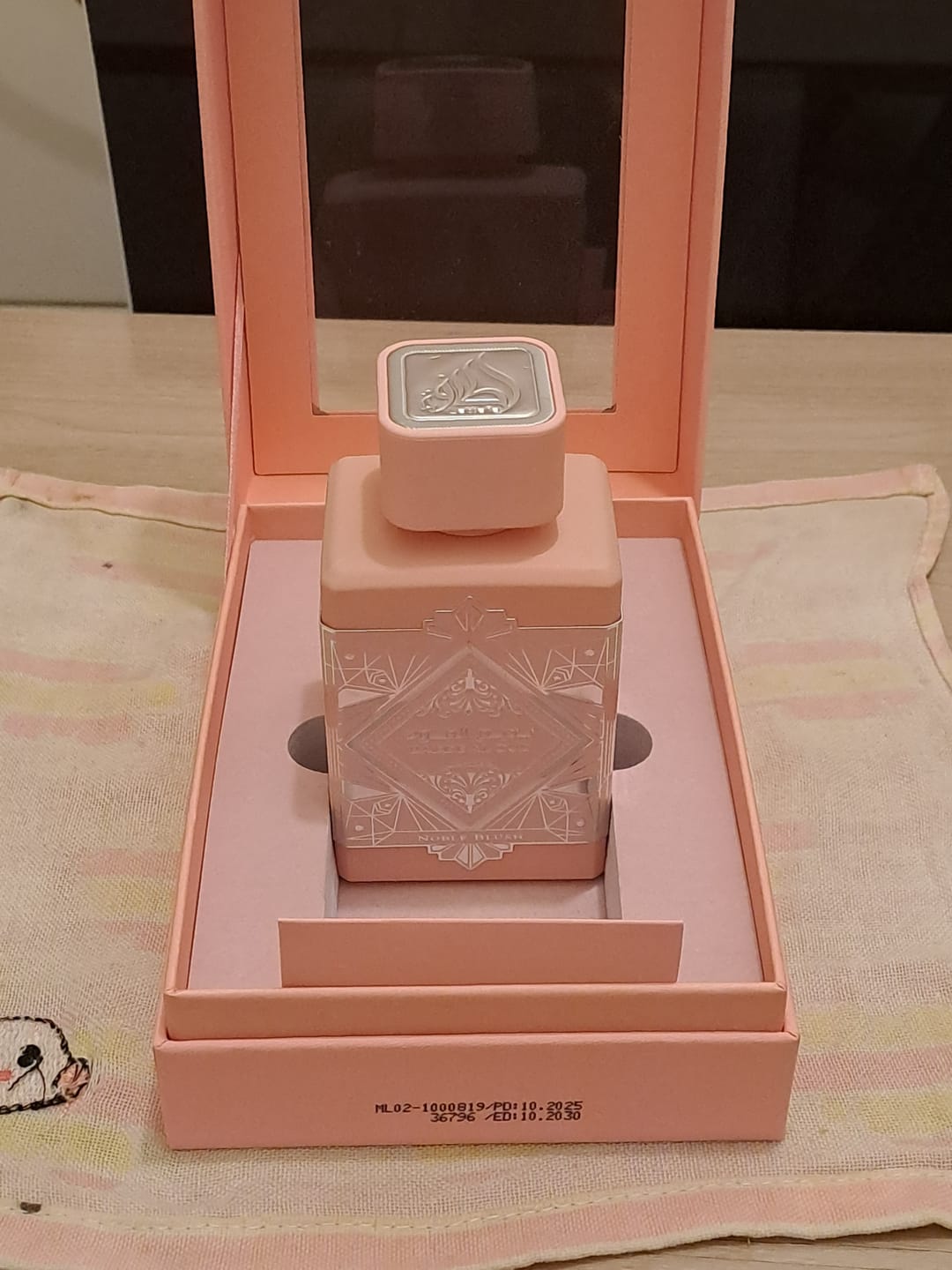 Customer photo review of Lattafa Bade'E Al Oud Noble Blush (U) Edp 100ml