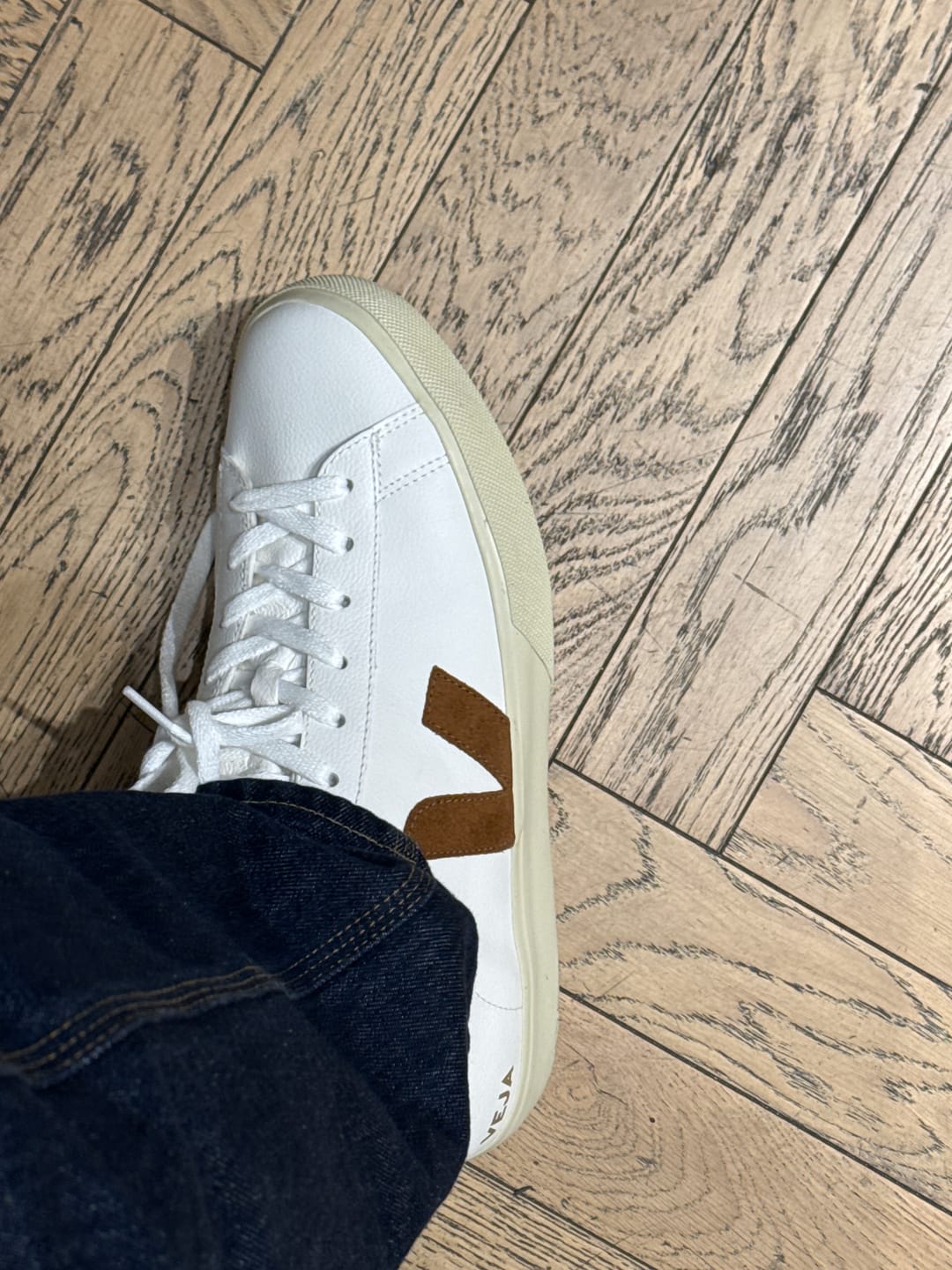 Customer photo review of סניקרס לגברים Campo Leather
