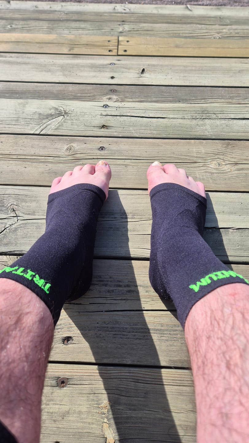 Customer photo review of eXtend High – Kompressionilkkatuet - Musta – 2-pack