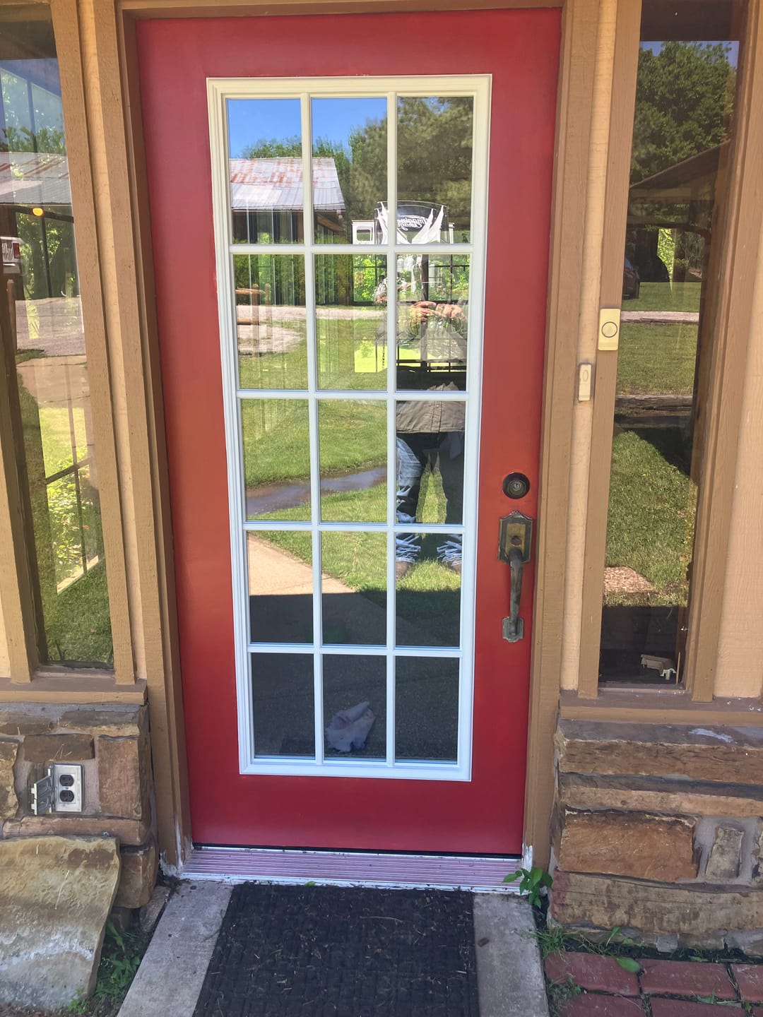 Customer photo review of Clear 15 Lite Glass and Frame Kit (Full Lite)