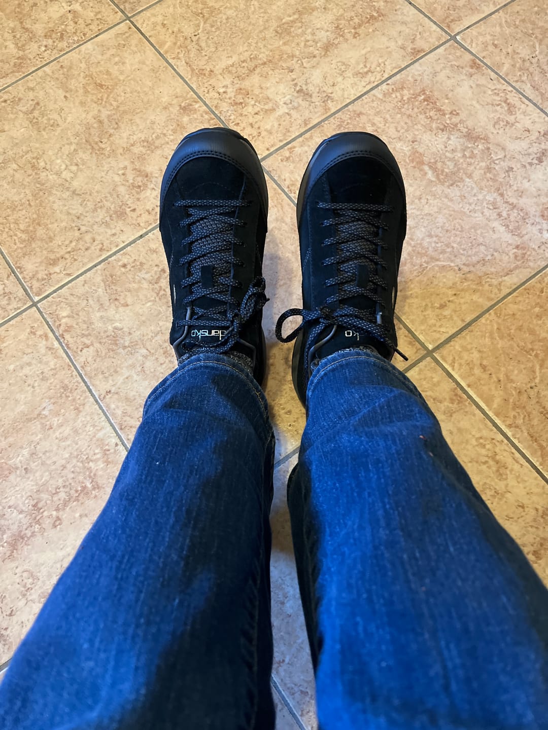 Customer photo review of Dansko Women's Paisley in Black Black Suede