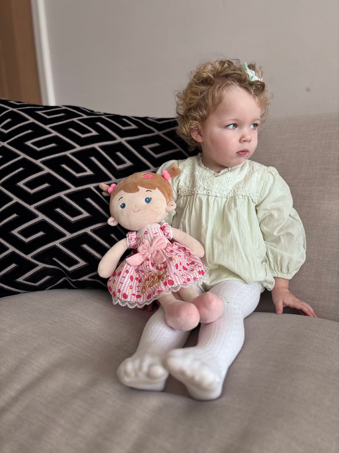 Customer photo review of Personalized Strawberry Girl - Pink