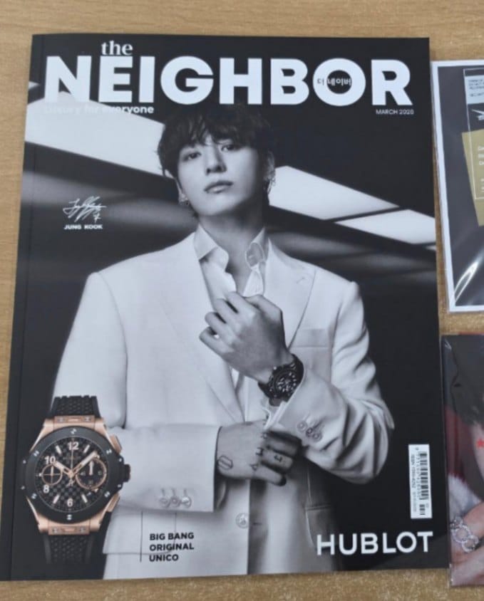 Customer photo review of The Neighbor KOREA MAGAZINE 2026.03 (COVER: BTS JUNG KOOK)