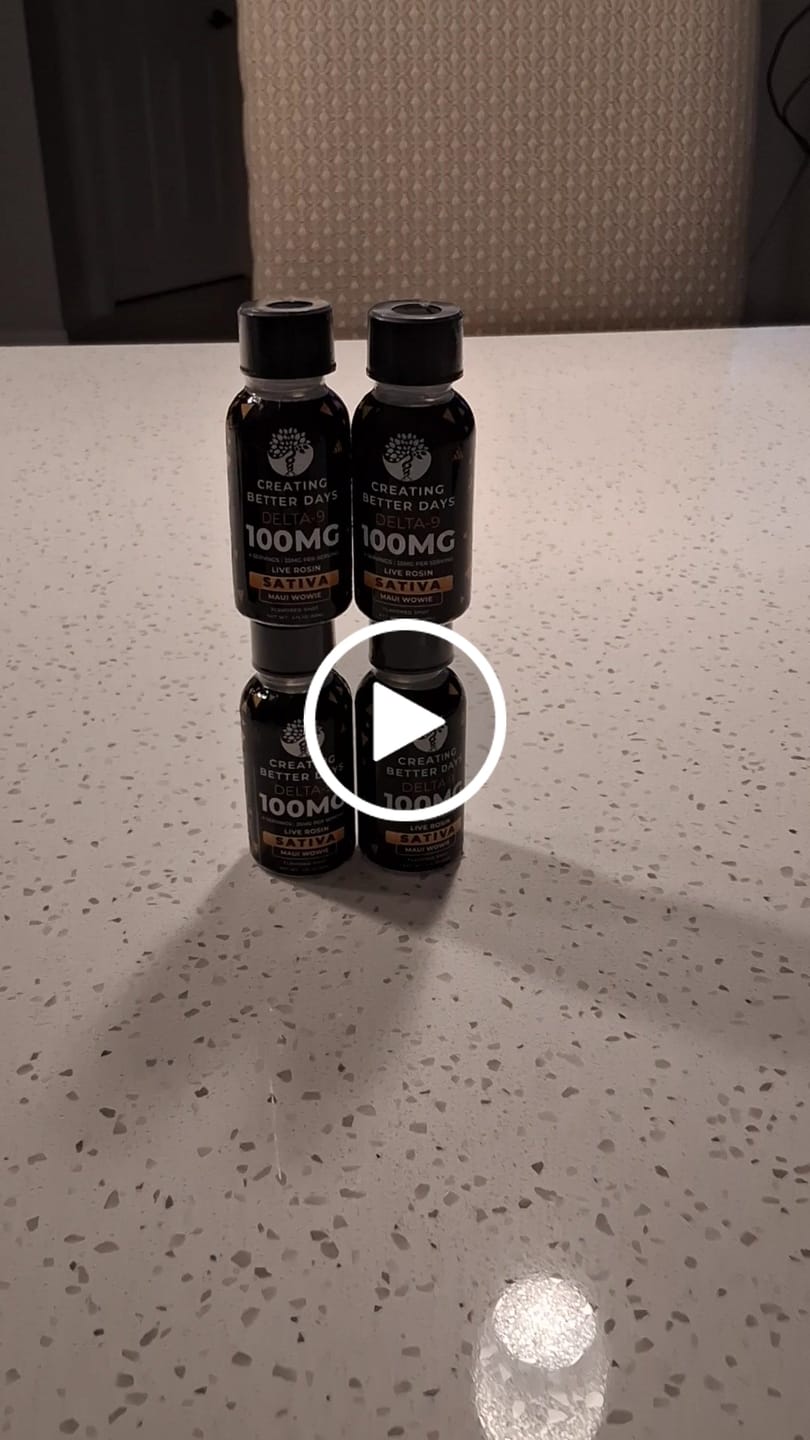 Customer video review of NANO THC SHOT