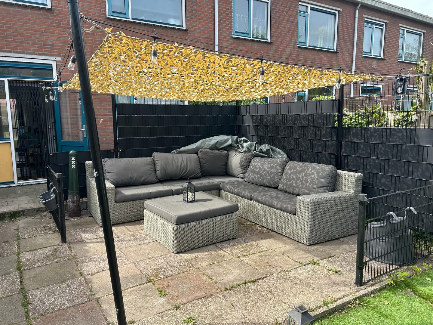 Customer photo review of Beige camouflagenet